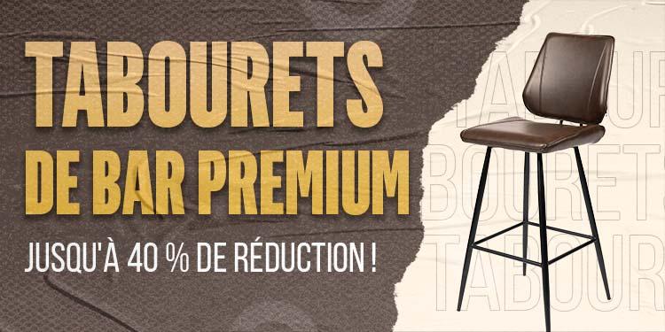 Jusqu'à 40% de réduction sur les tabourets de bar haut de gamme !
