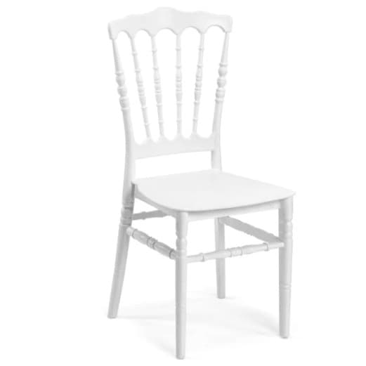 White Napoleon Chair – Elegant and Timeless for Every Occasion